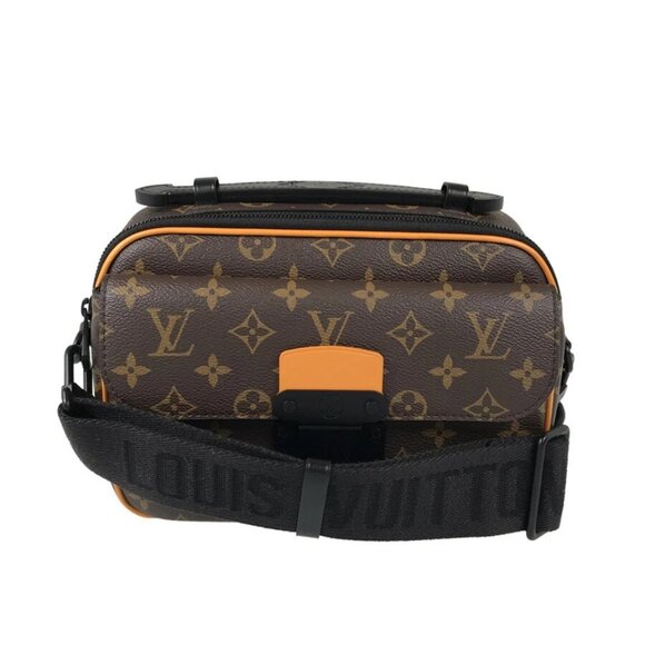 LOUIS VUITTON Monogram Macassar S Lock Messenger M46688 Shoulder bag - Picture 1 of 16